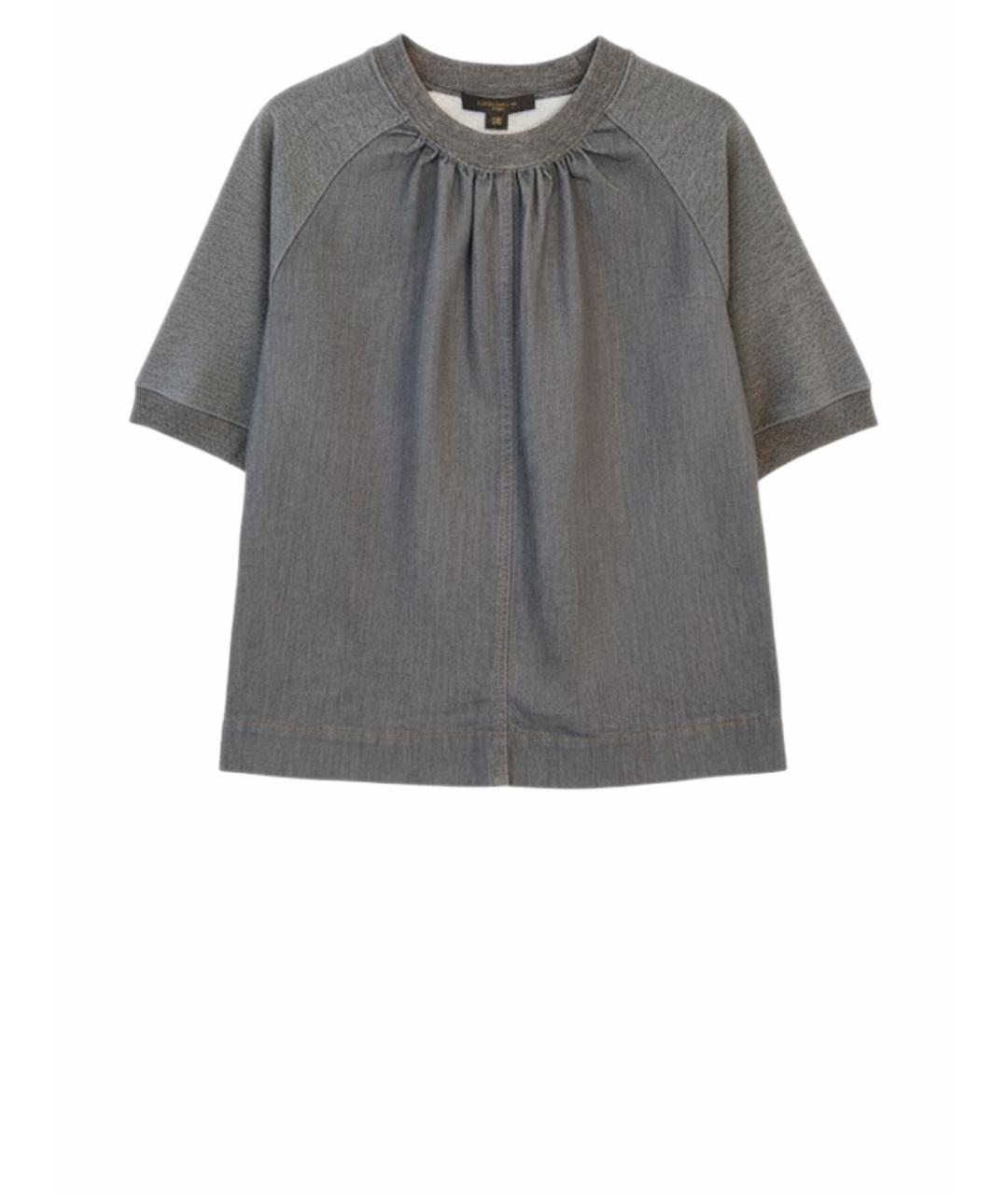 LOUIS VUITTON Серый хлопковый костюм с брюками, фото 1