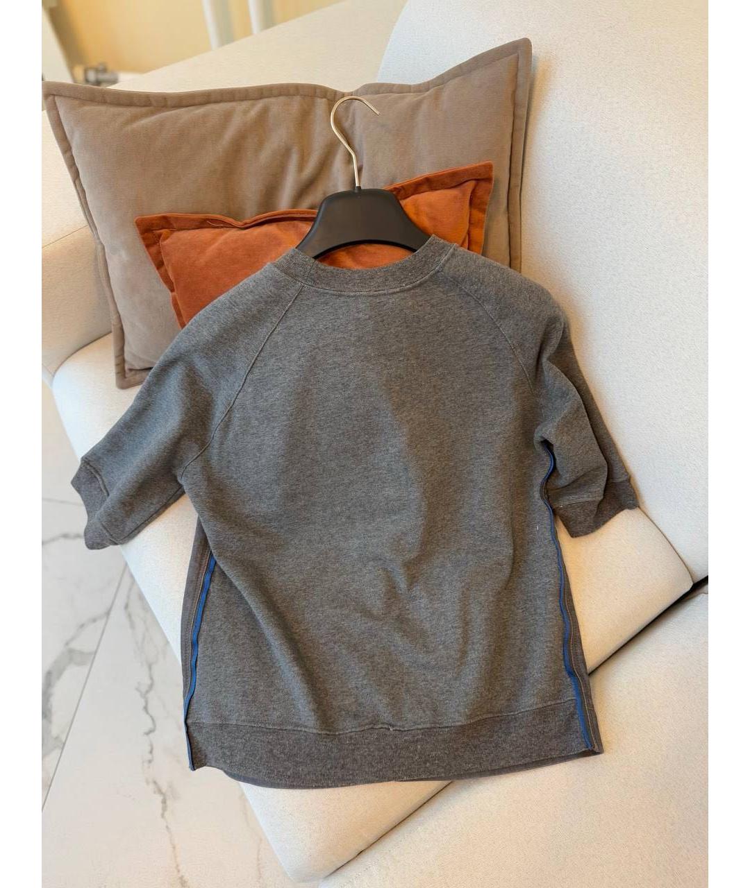 LOUIS VUITTON Серый хлопковый костюм с брюками, фото 7