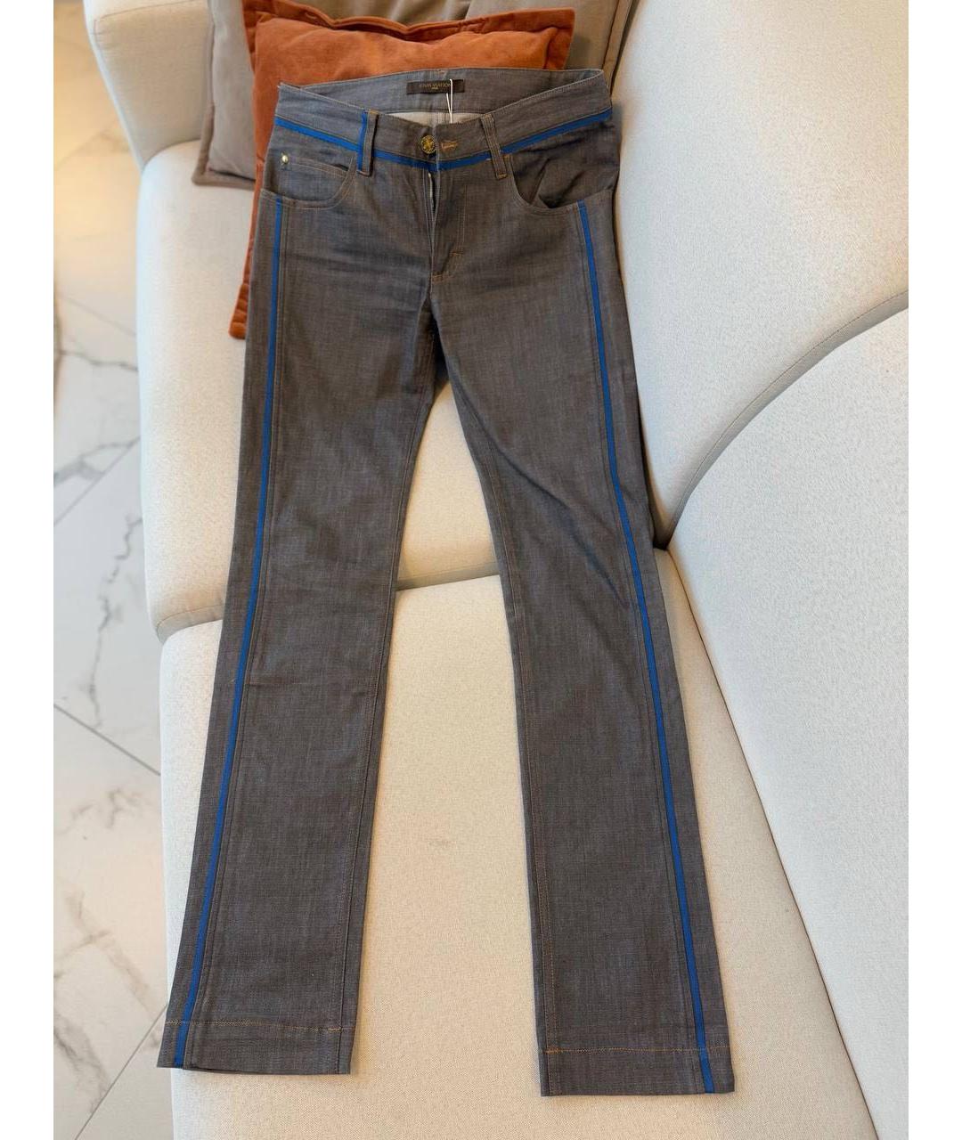 LOUIS VUITTON Серый хлопковый костюм с брюками, фото 2