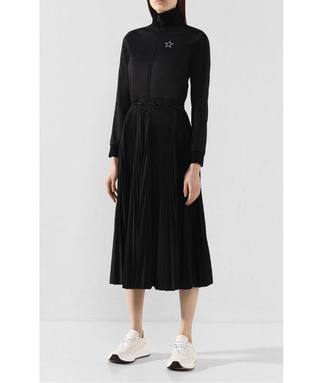 VALENTINO Черное полиэстеровое повседневное платье, фото 2