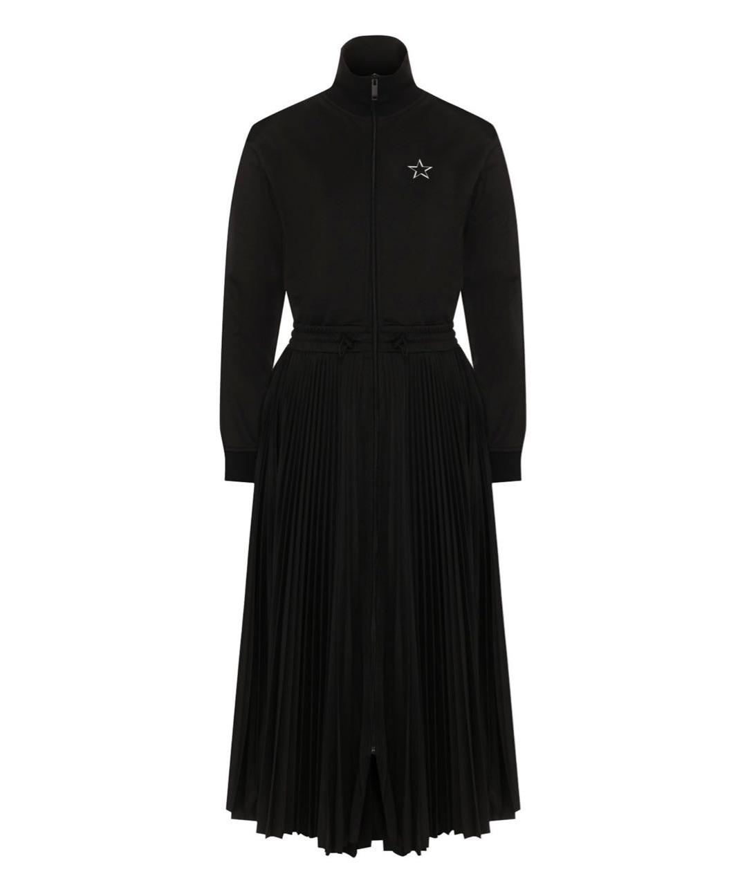 VALENTINO Черное полиэстеровое повседневное платье, фото 1