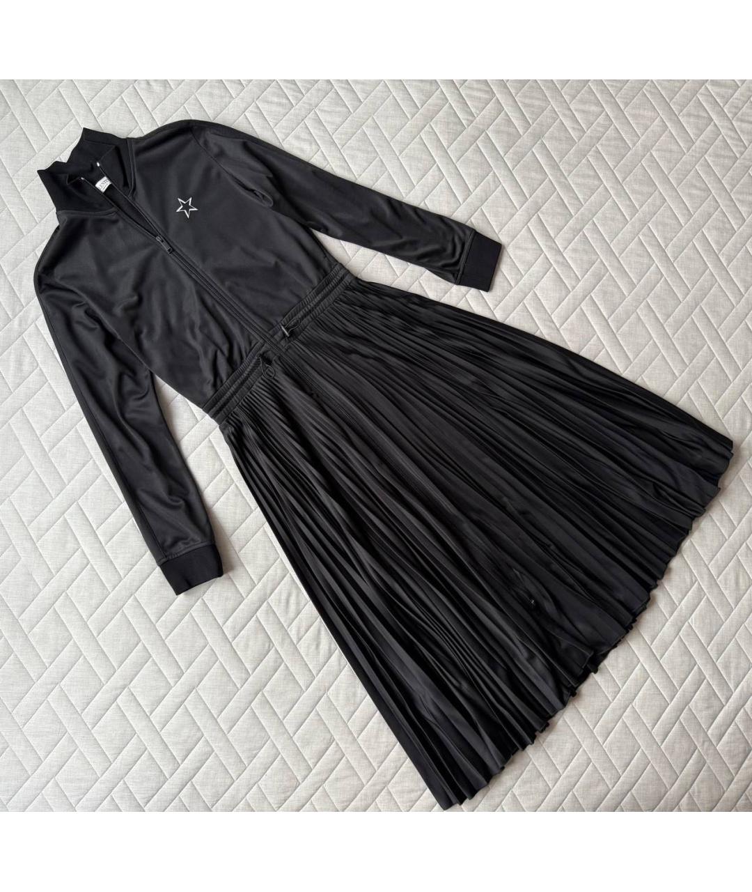 VALENTINO Черное полиэстеровое повседневное платье, фото 7