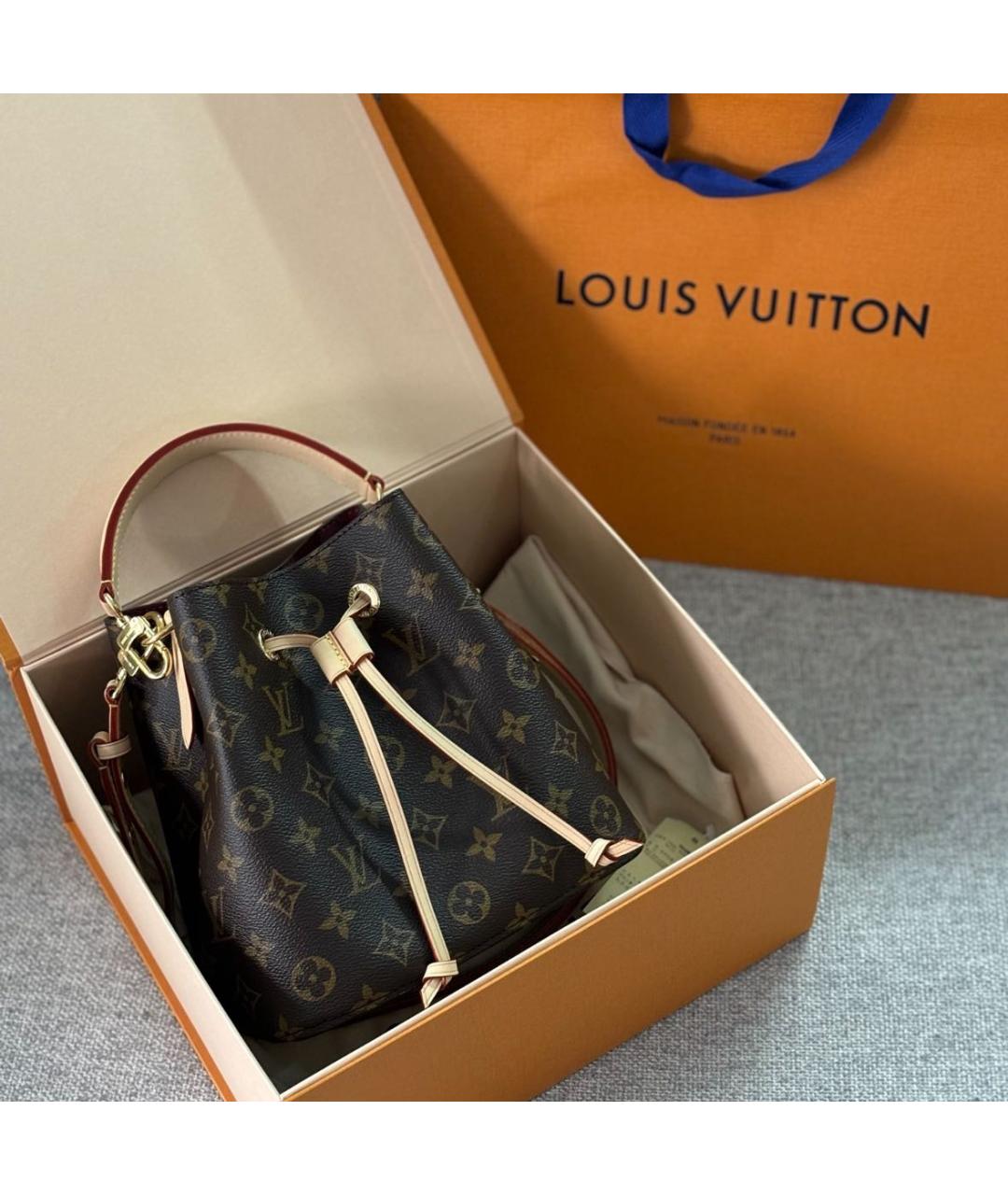 LOUIS VUITTON Коричневая сумка через плечо, фото 2