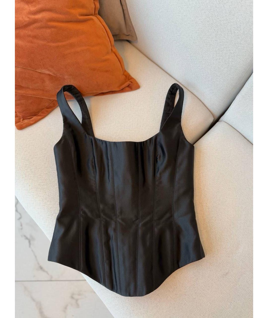 ROZIECORSETS Черный атласный корсет, фото 7