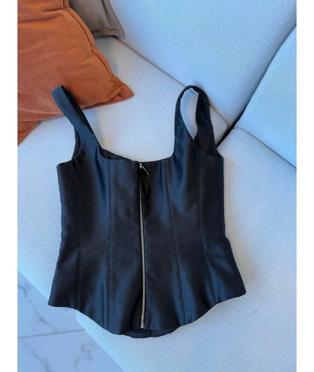 ROZIECORSETS Черный атласный корсет, фото 2