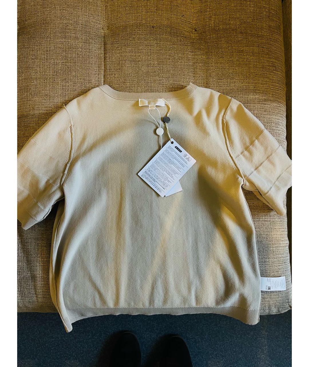 MICHAEL MICHAEL KORS Бежевая вискозная блузы, фото 3