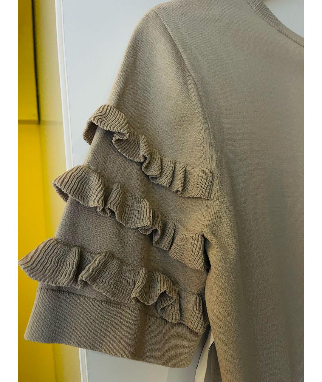 MICHAEL MICHAEL KORS Бежевая вискозная блузы, фото 6