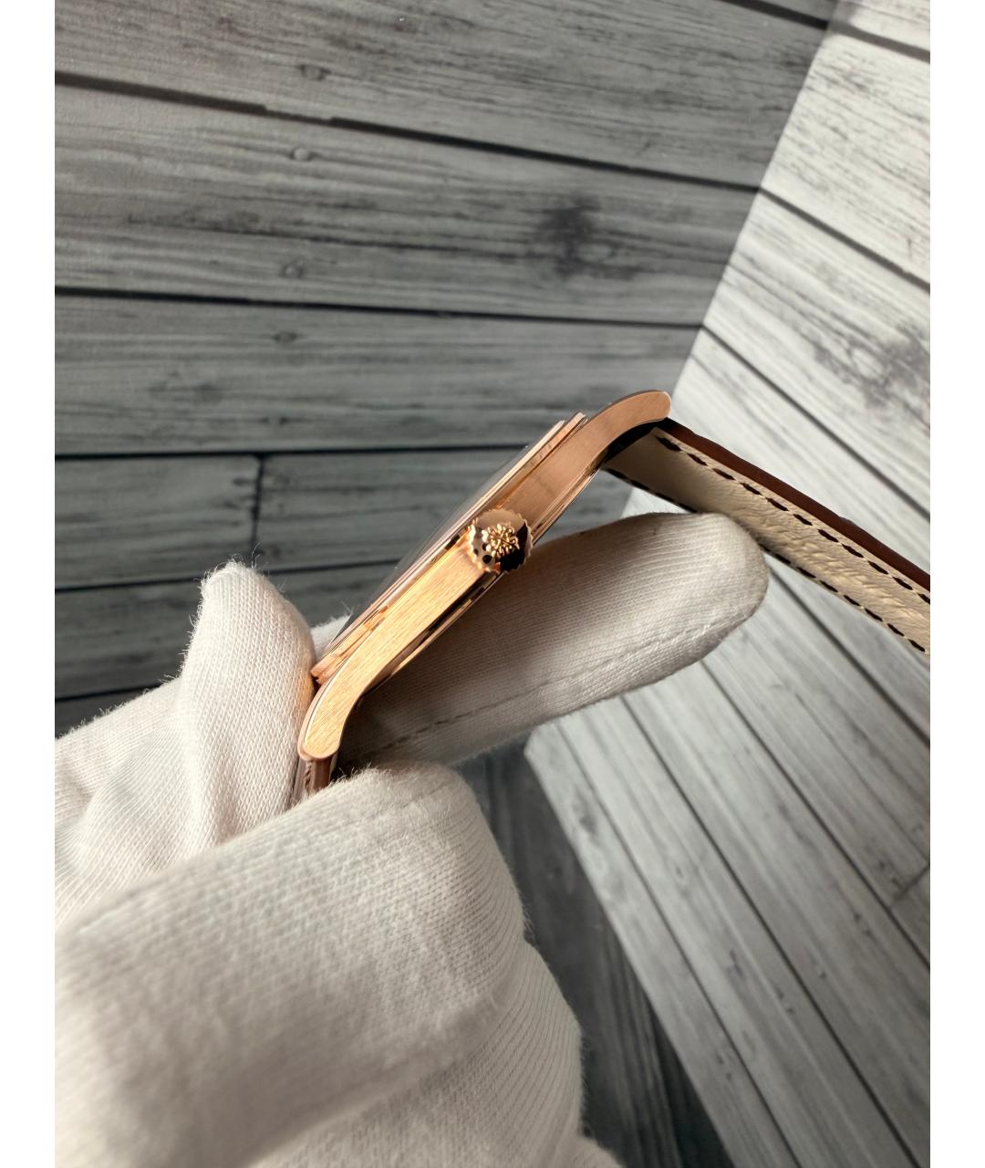 PATEK PHILIPPE Коричневые часы из розового золота, фото 5