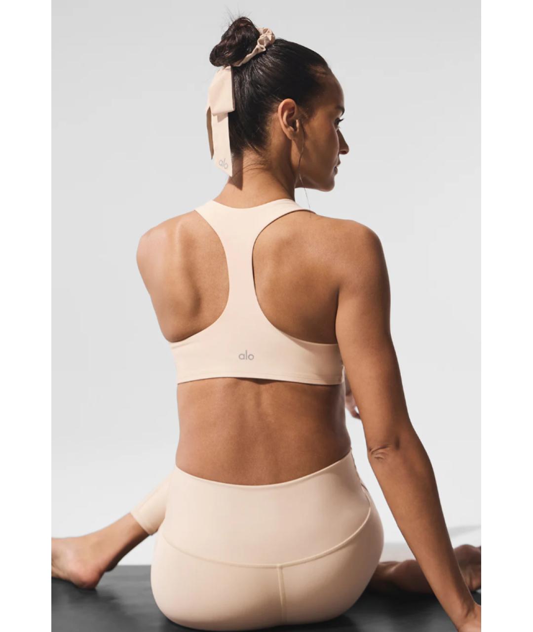 ALO YOGA Зеленый синтетический корсет, фото 4