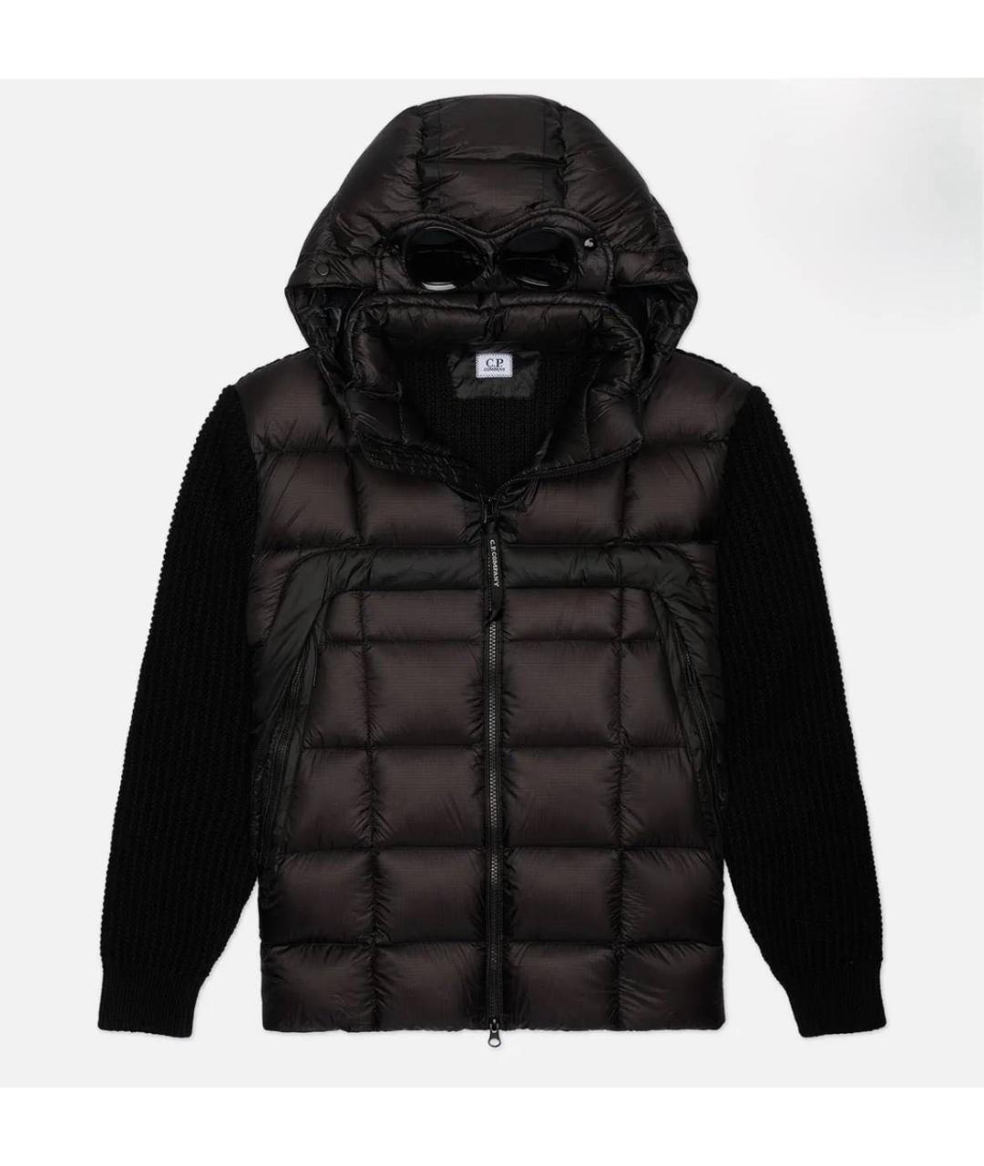 CP COMPANY Черный шерстяной пуховик, фото 4