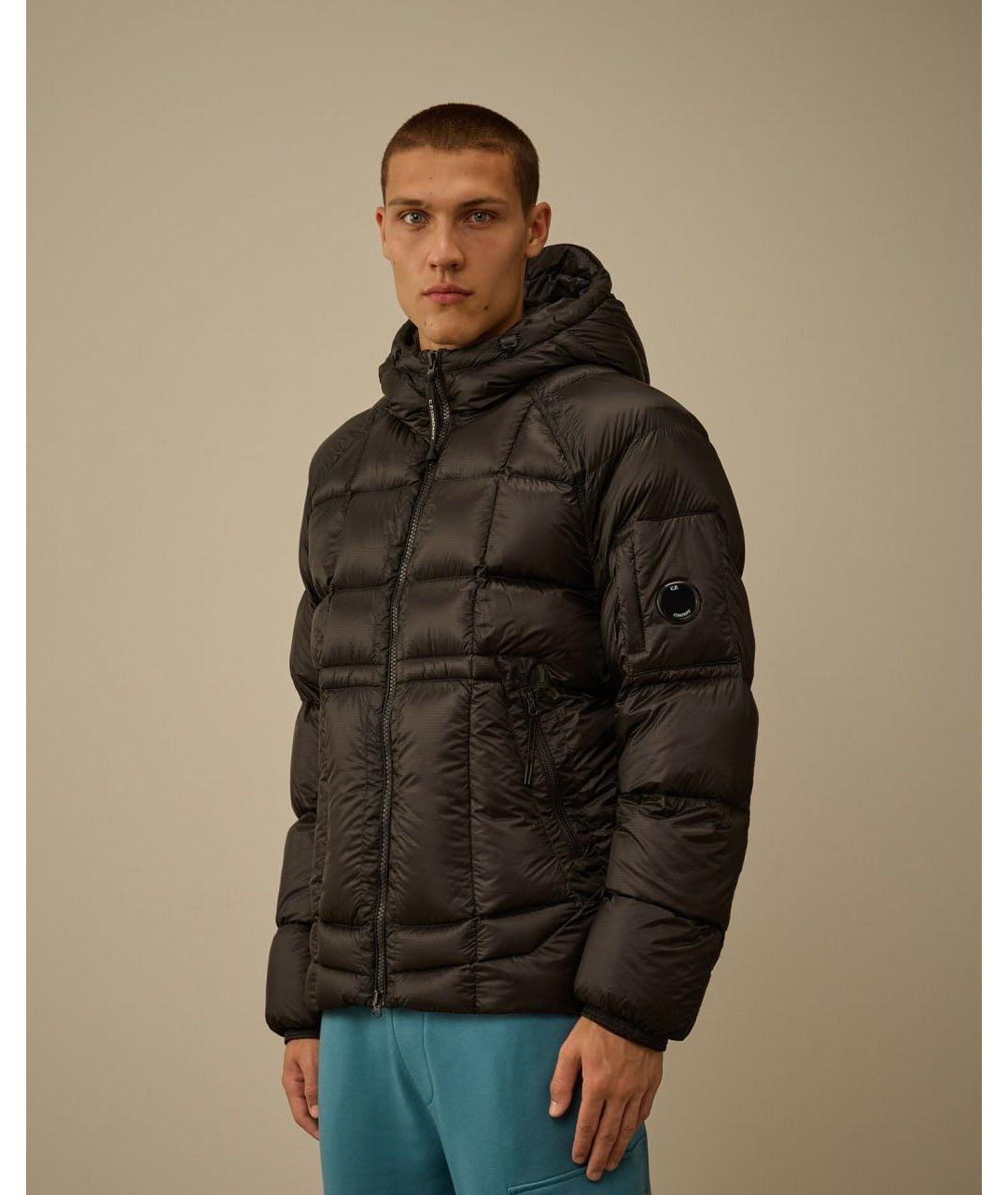 CP COMPANY Черный полиамидовый пуховик, фото 2