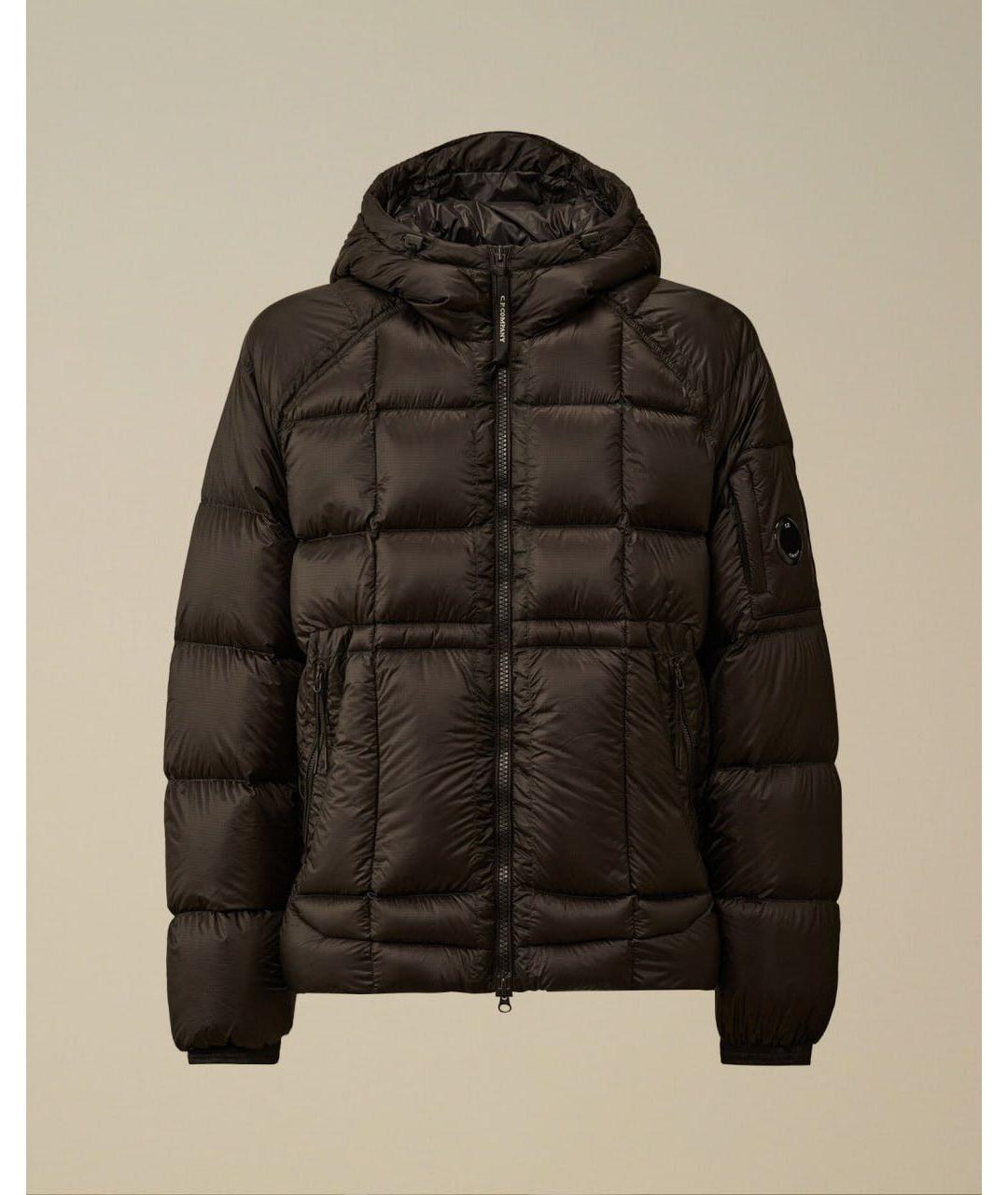 CP COMPANY Черный полиамидовый пуховик, фото 8