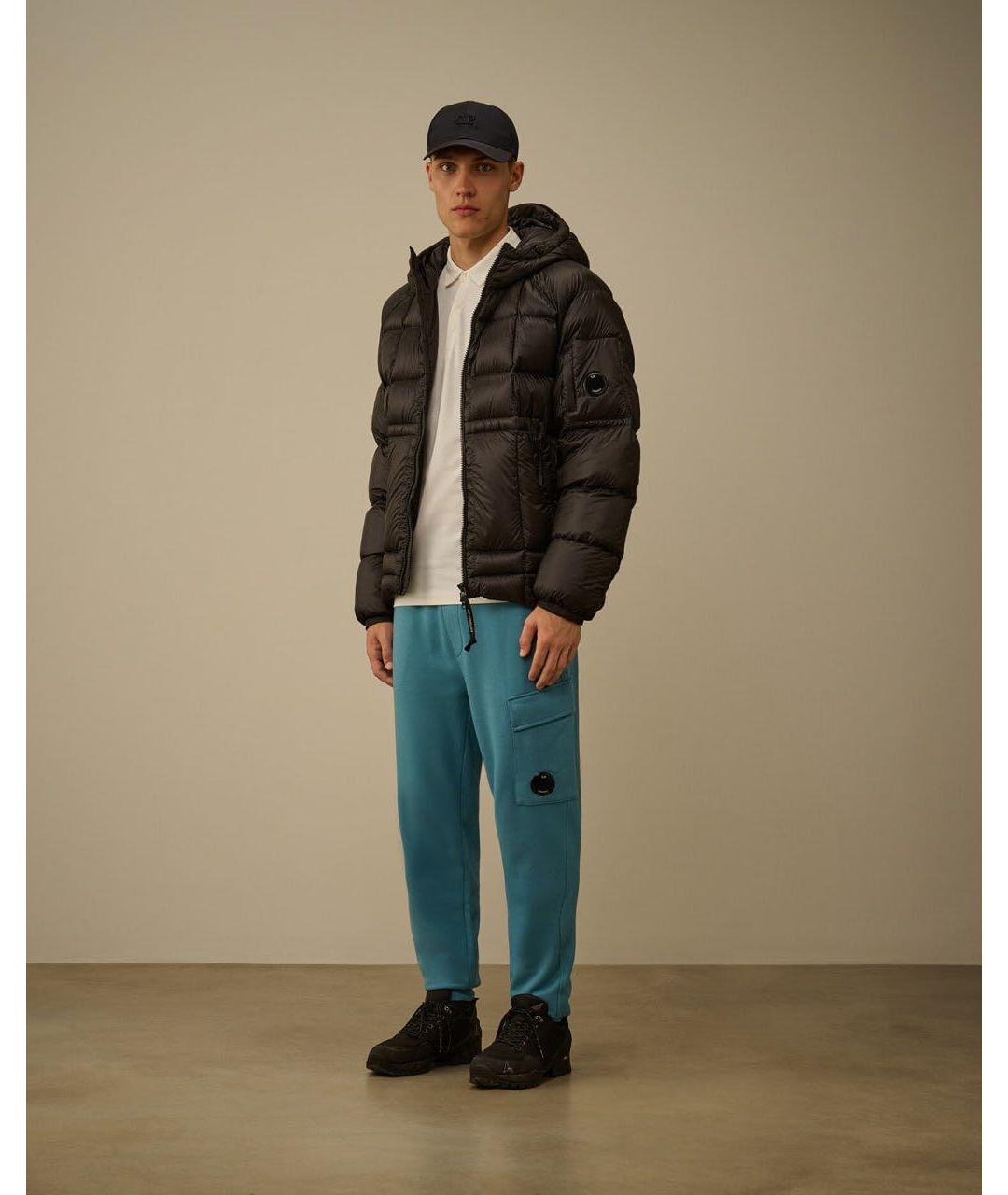 CP COMPANY Черный полиамидовый пуховик, фото 7