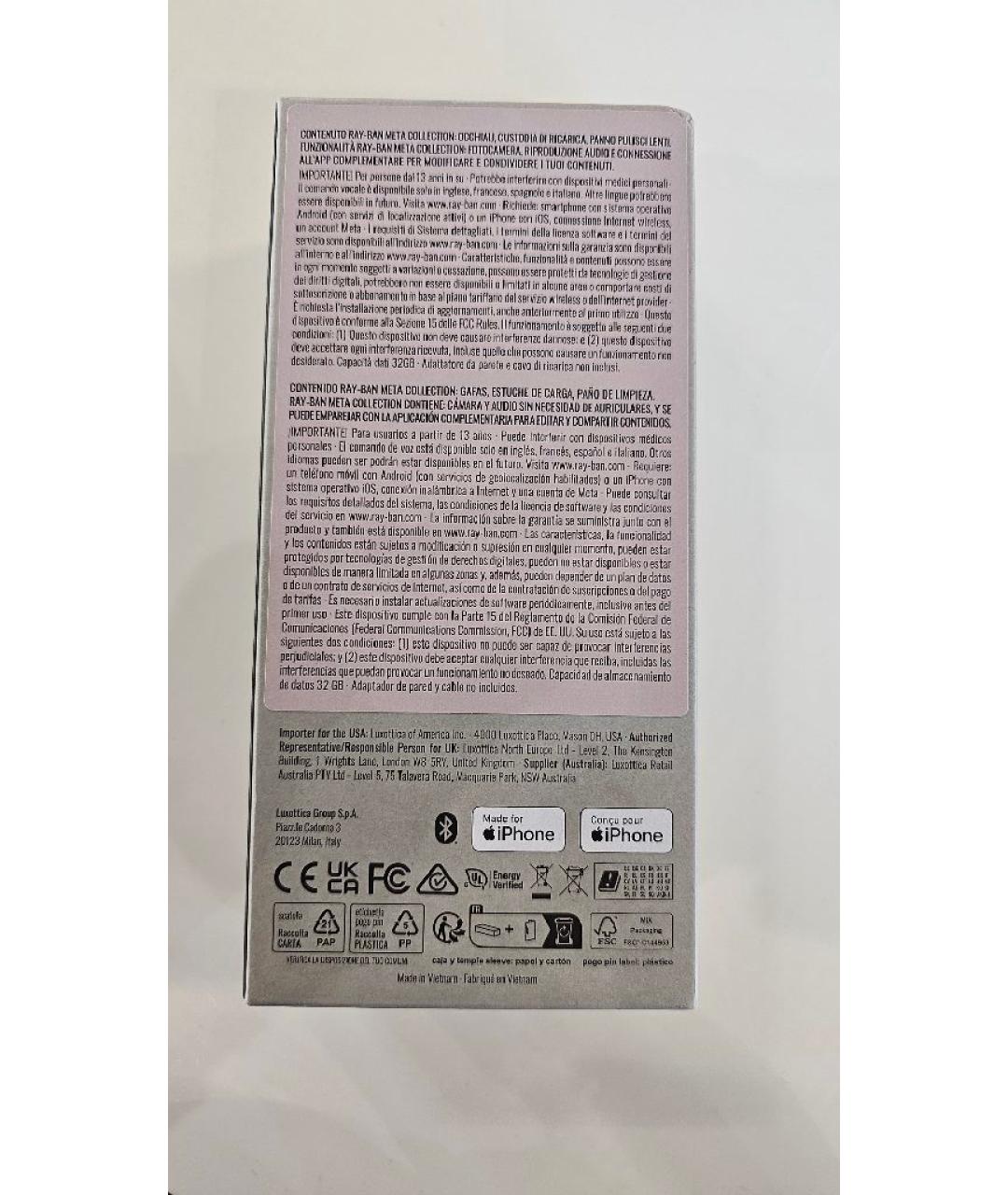 RAY BAN Черные пластиковые солнцезащитные очки, фото 4