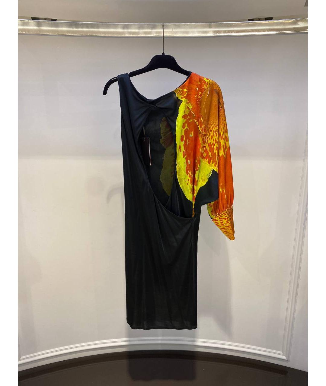 ROBERTO CAVALLI Мульти вискозное платье, фото 3