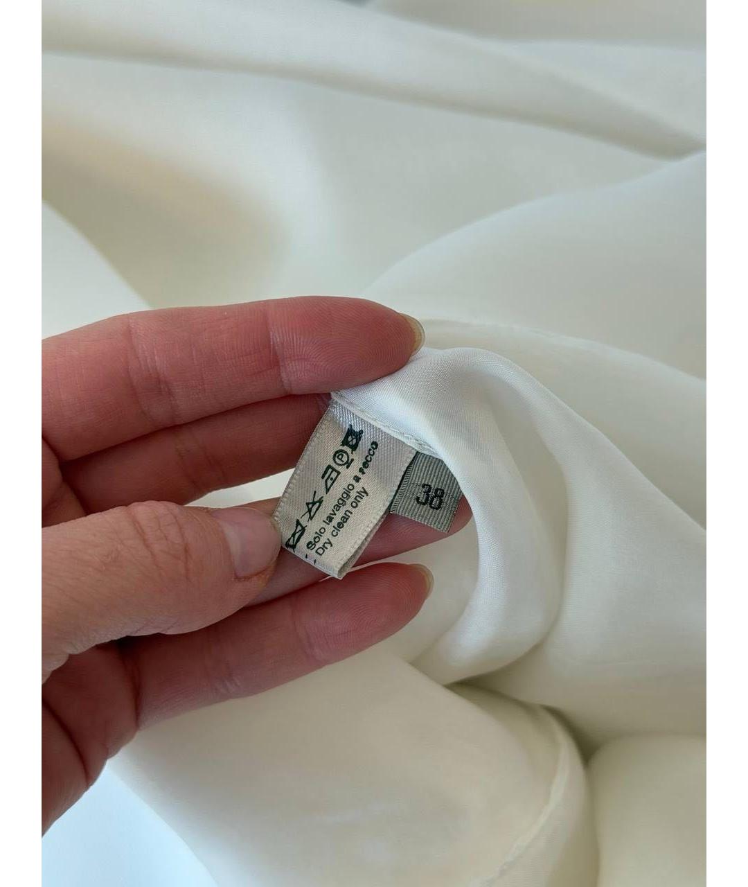 BOTTEGA VENETA Бежевое хлопковое платье, фото 5