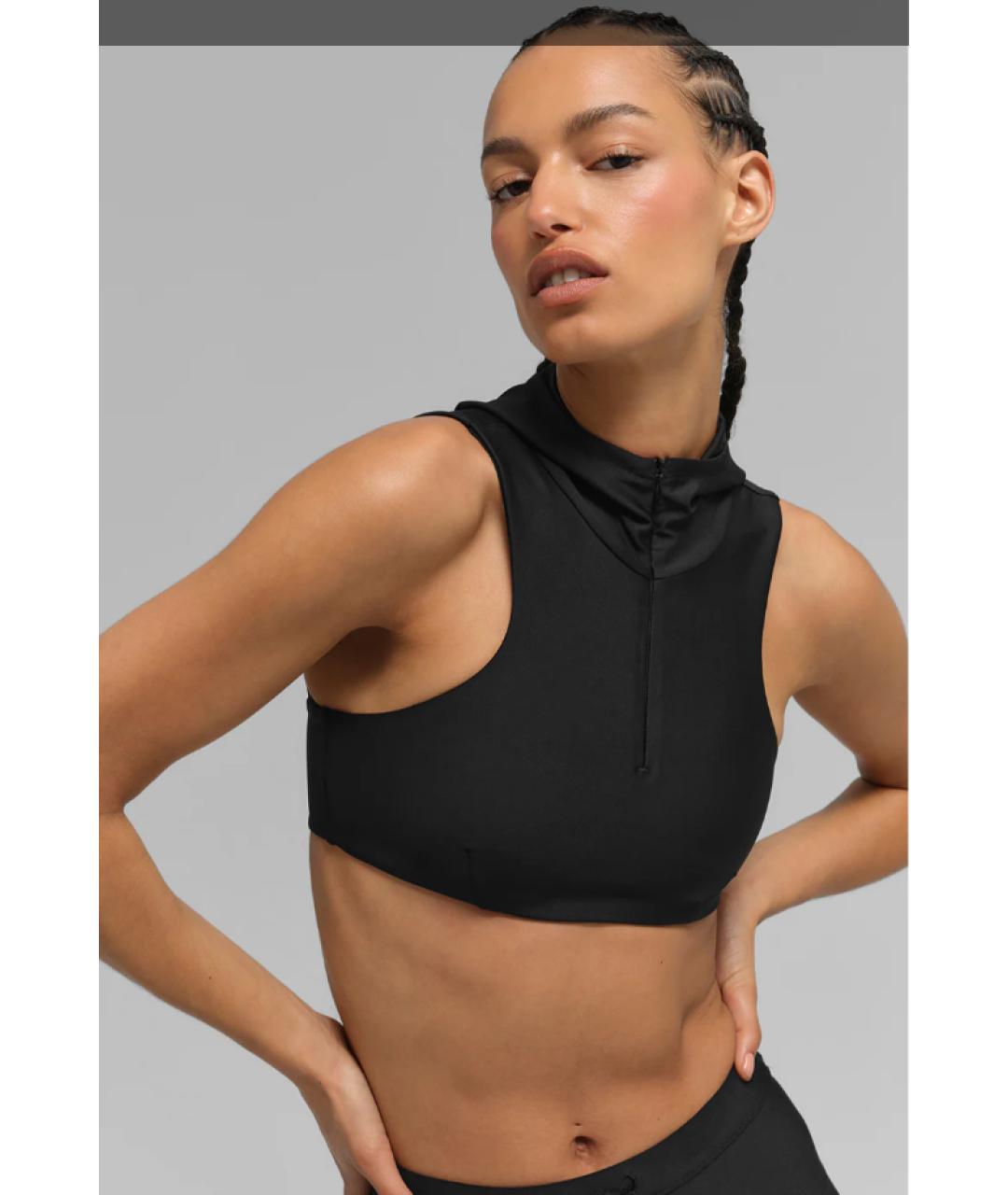 ALO YOGA Черный синтетический корсет, фото 3