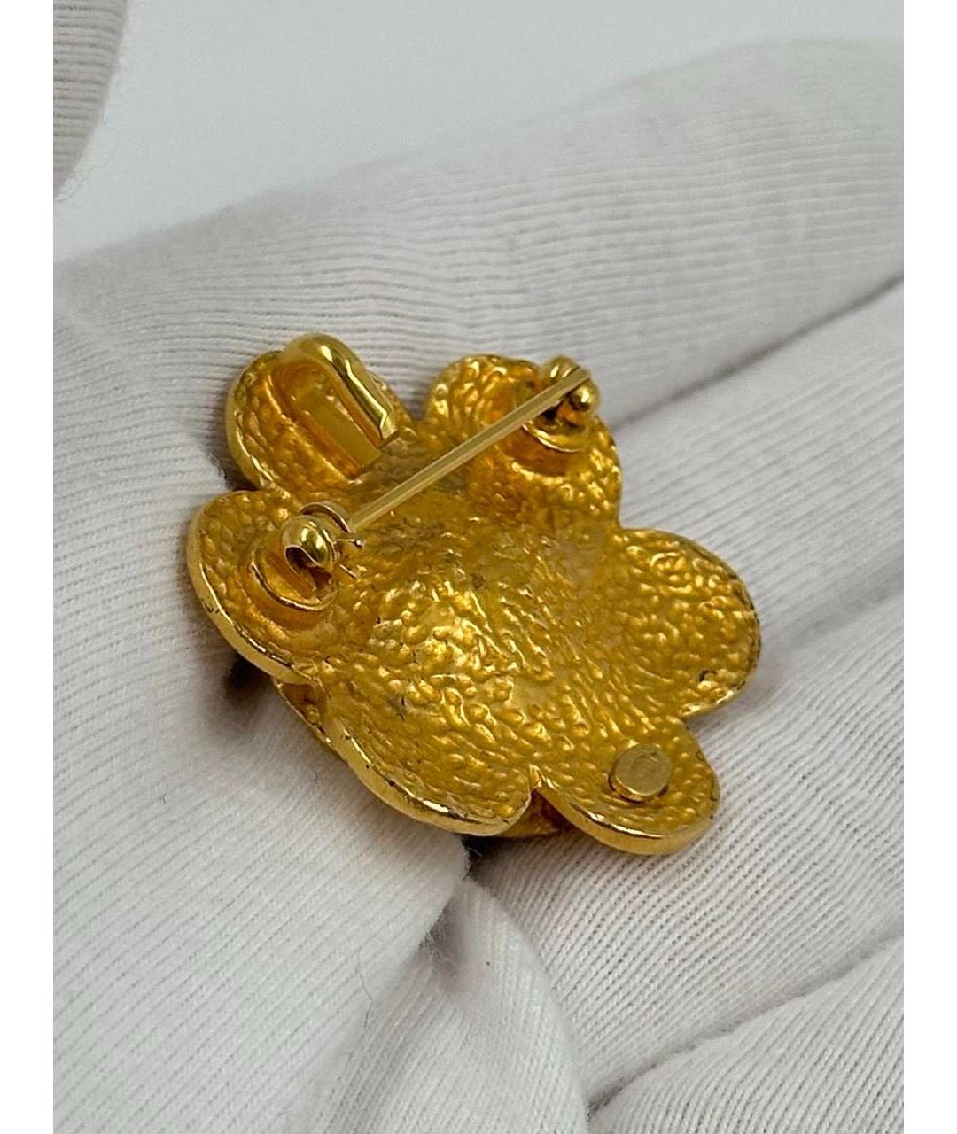 CHANEL Золотая позолоченная булавка / брошь, фото 5
