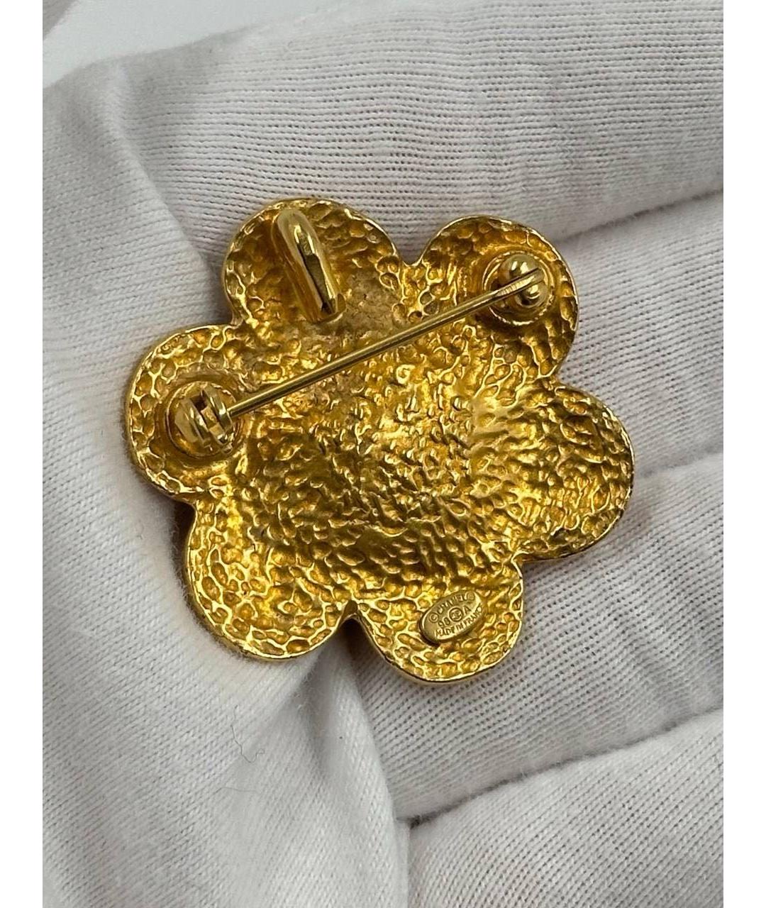 CHANEL Золотая позолоченная булавка / брошь, фото 6