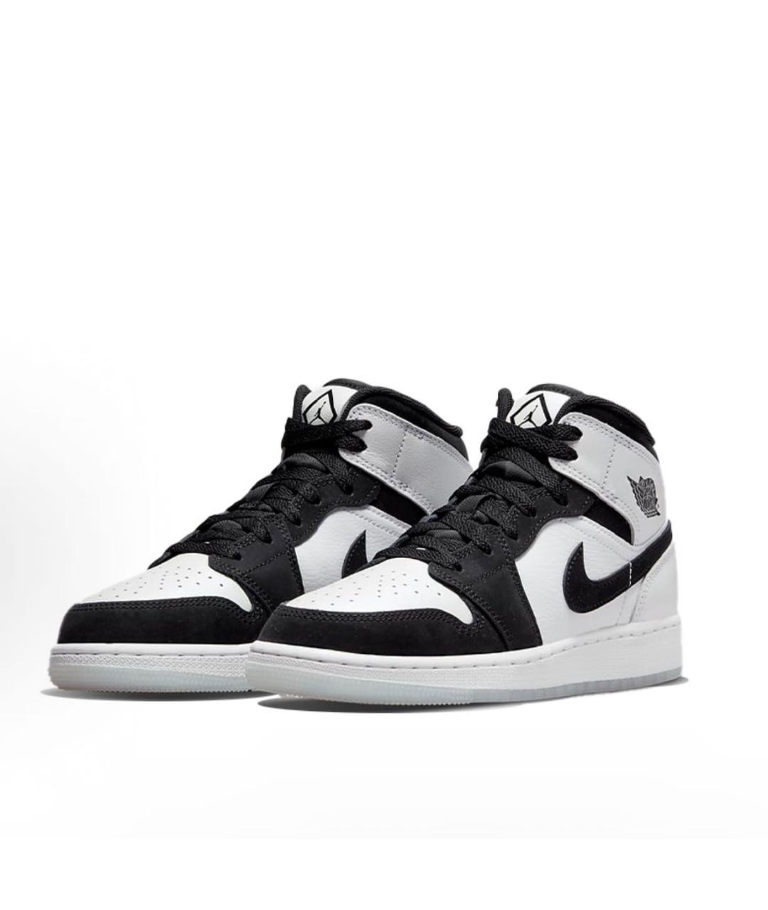 JORDAN Черные замшевые высокие кроссовки / кеды, фото 2