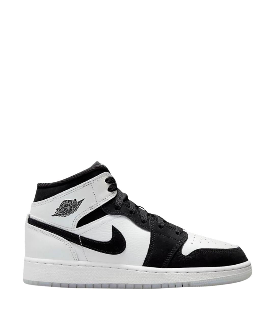 JORDAN Черные замшевые высокие кроссовки / кеды, фото 1