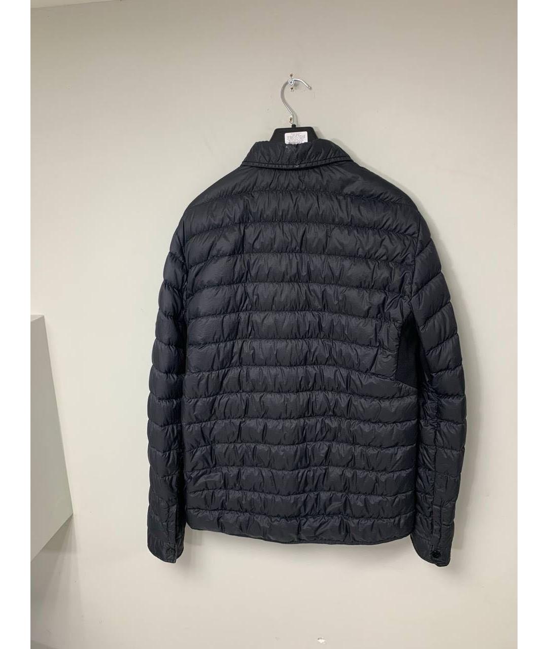 STONE ISLAND Черный полиэстеровый пуховик, фото 5