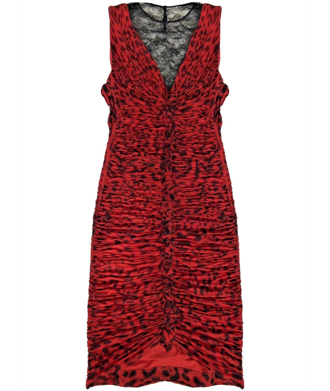 ROBERTO CAVALLI Мульти шифоновое вечернее платье, фото 1