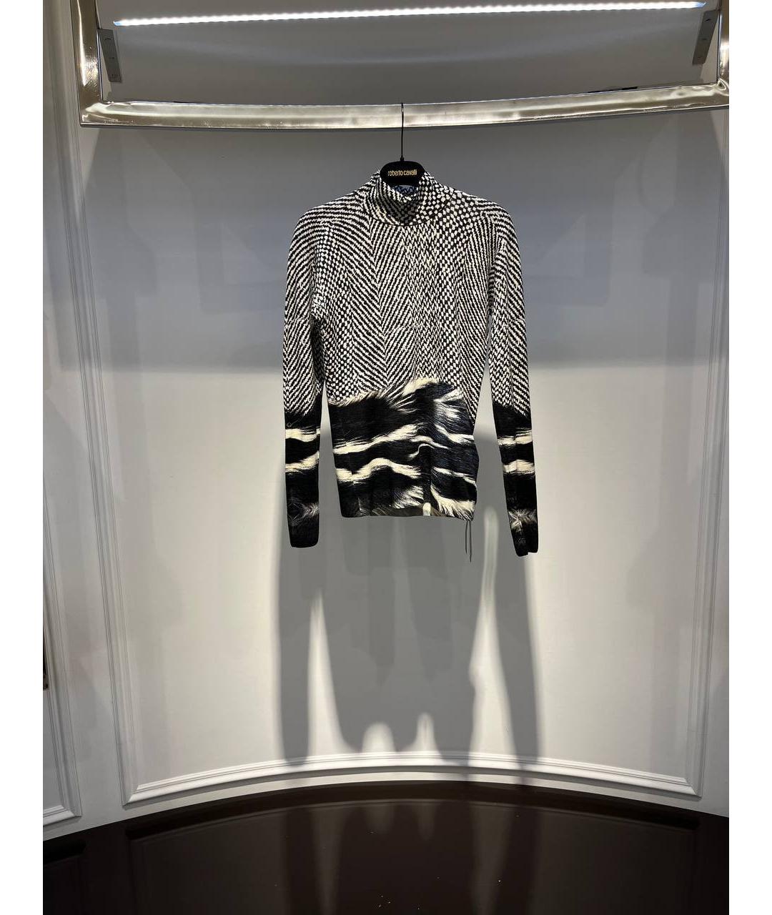 ROBERTO CAVALLI Мульти шерстяная водолазка, фото 4