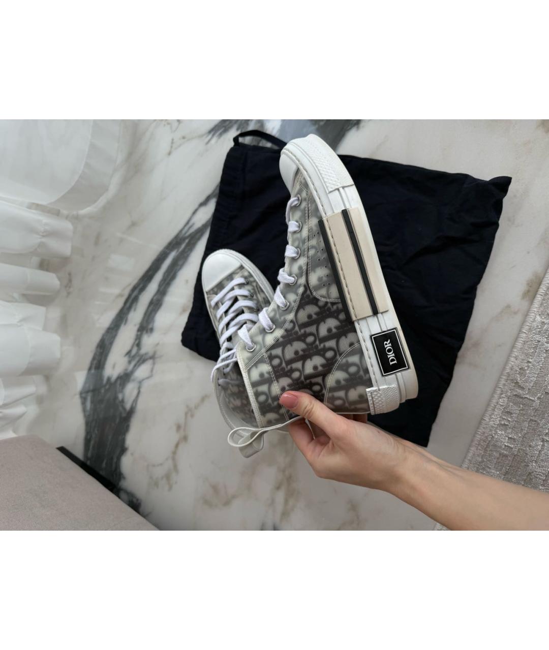 CHRISTIAN DIOR Белые кожаные кеды, фото 5