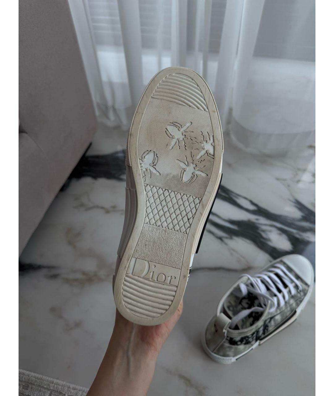 CHRISTIAN DIOR Белые кожаные кеды, фото 4