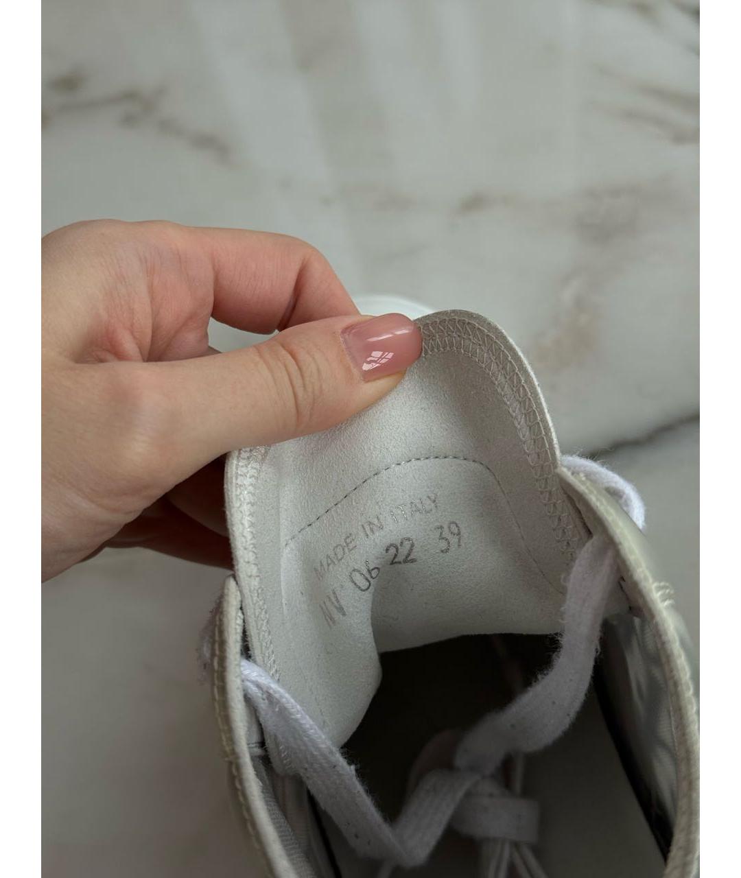 CHRISTIAN DIOR Белые кожаные кеды, фото 3