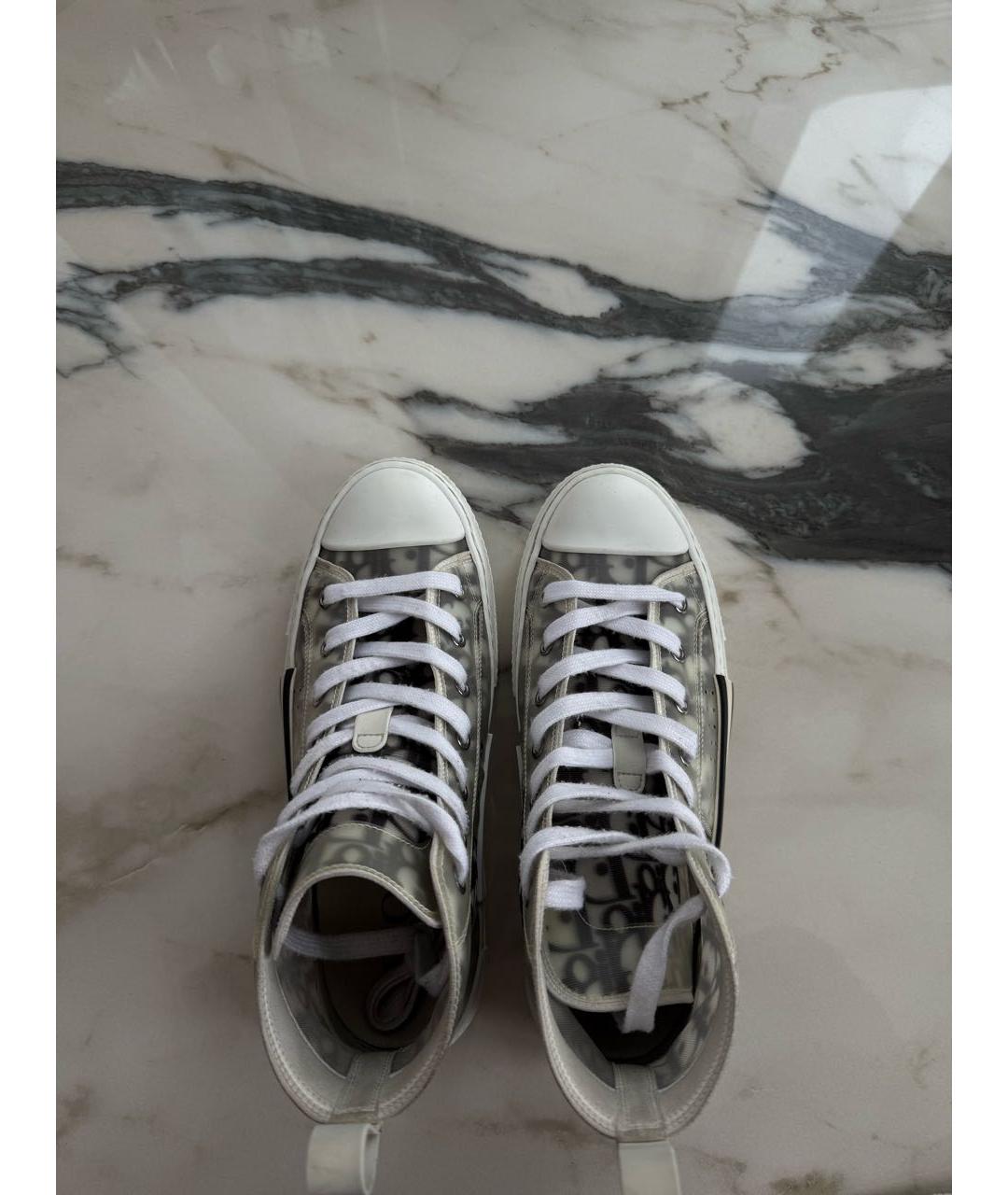 CHRISTIAN DIOR Белые кожаные кеды, фото 2