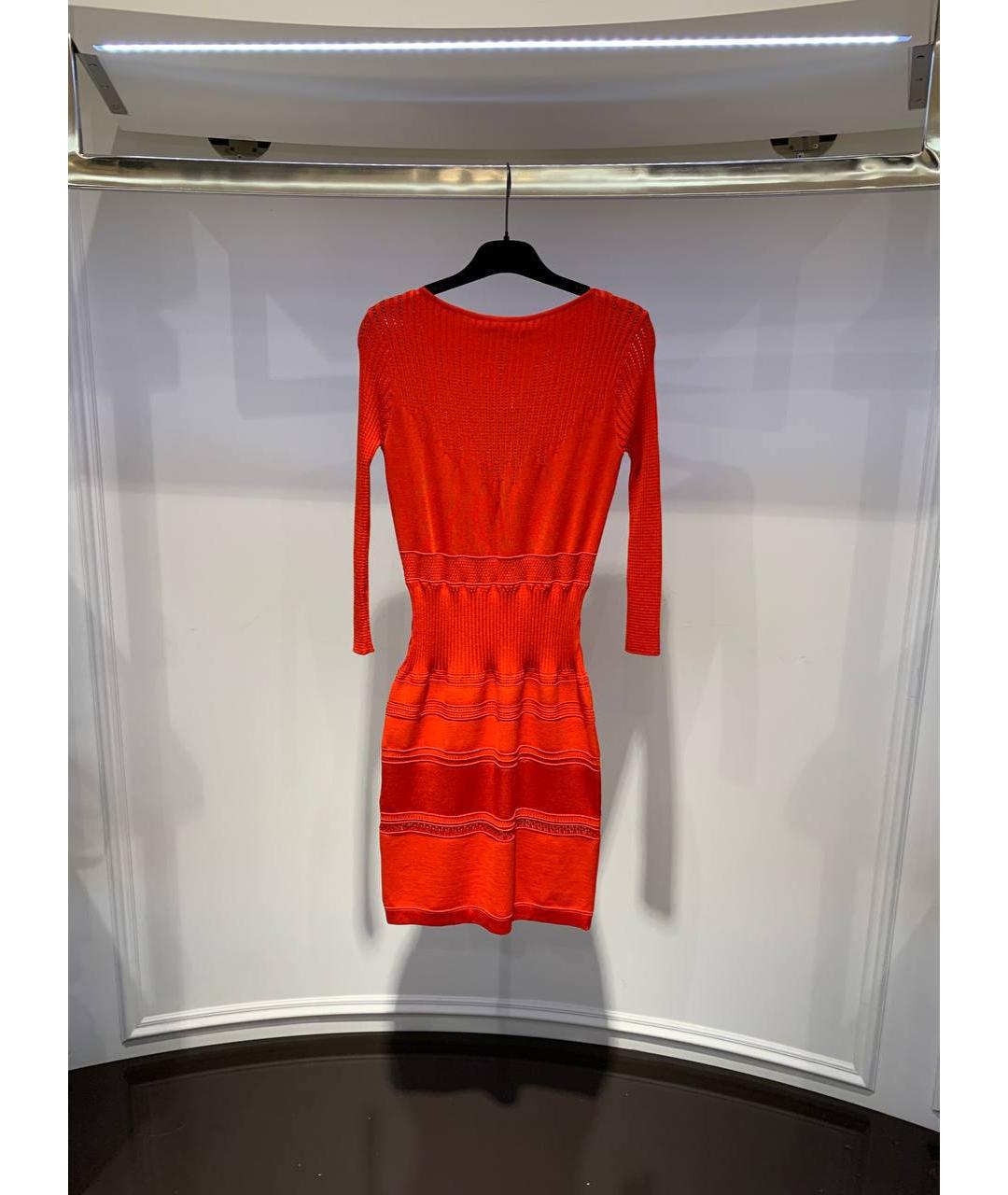 ROBERTO CAVALLI Красное вискозное вечернее платье, фото 3