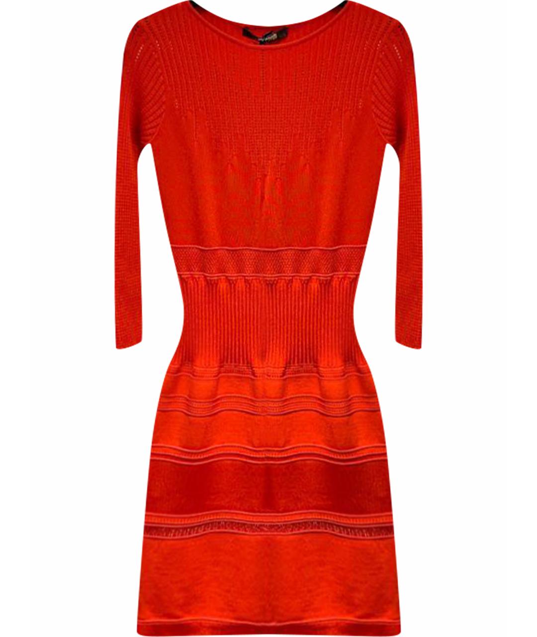 ROBERTO CAVALLI Красное вискозное вечернее платье, фото 1