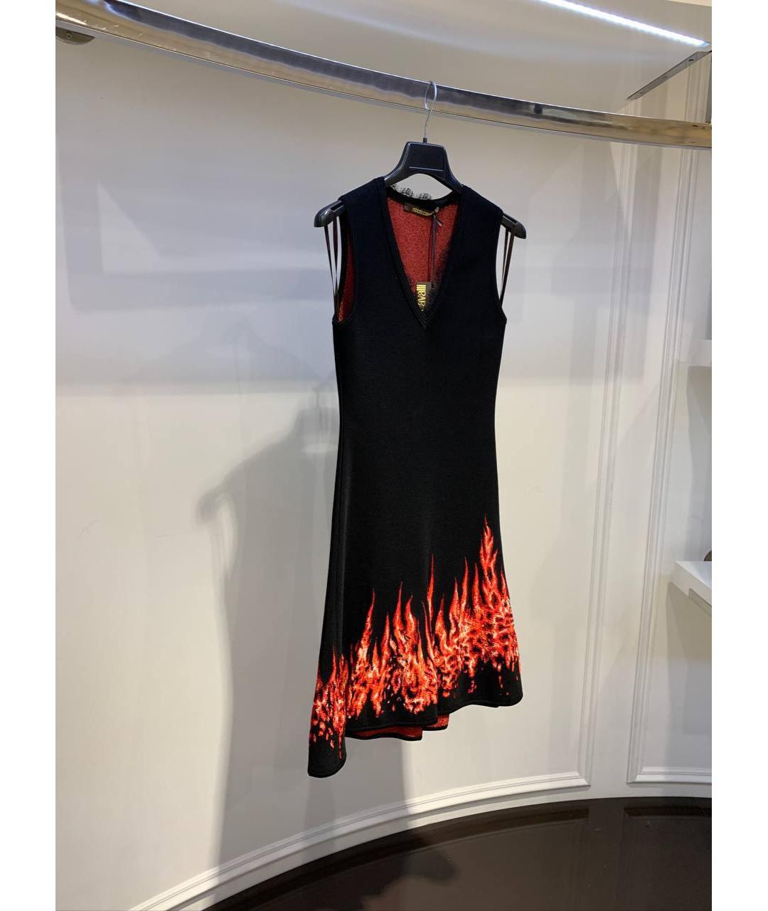 ROBERTO CAVALLI Мульти вискозное платье, фото 2