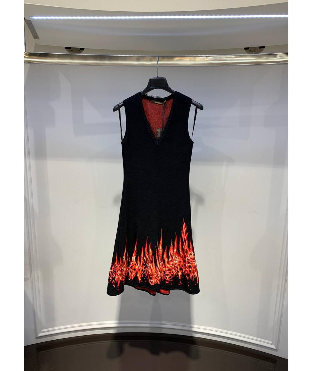 ROBERTO CAVALLI Мульти вискозное платье, фото 4