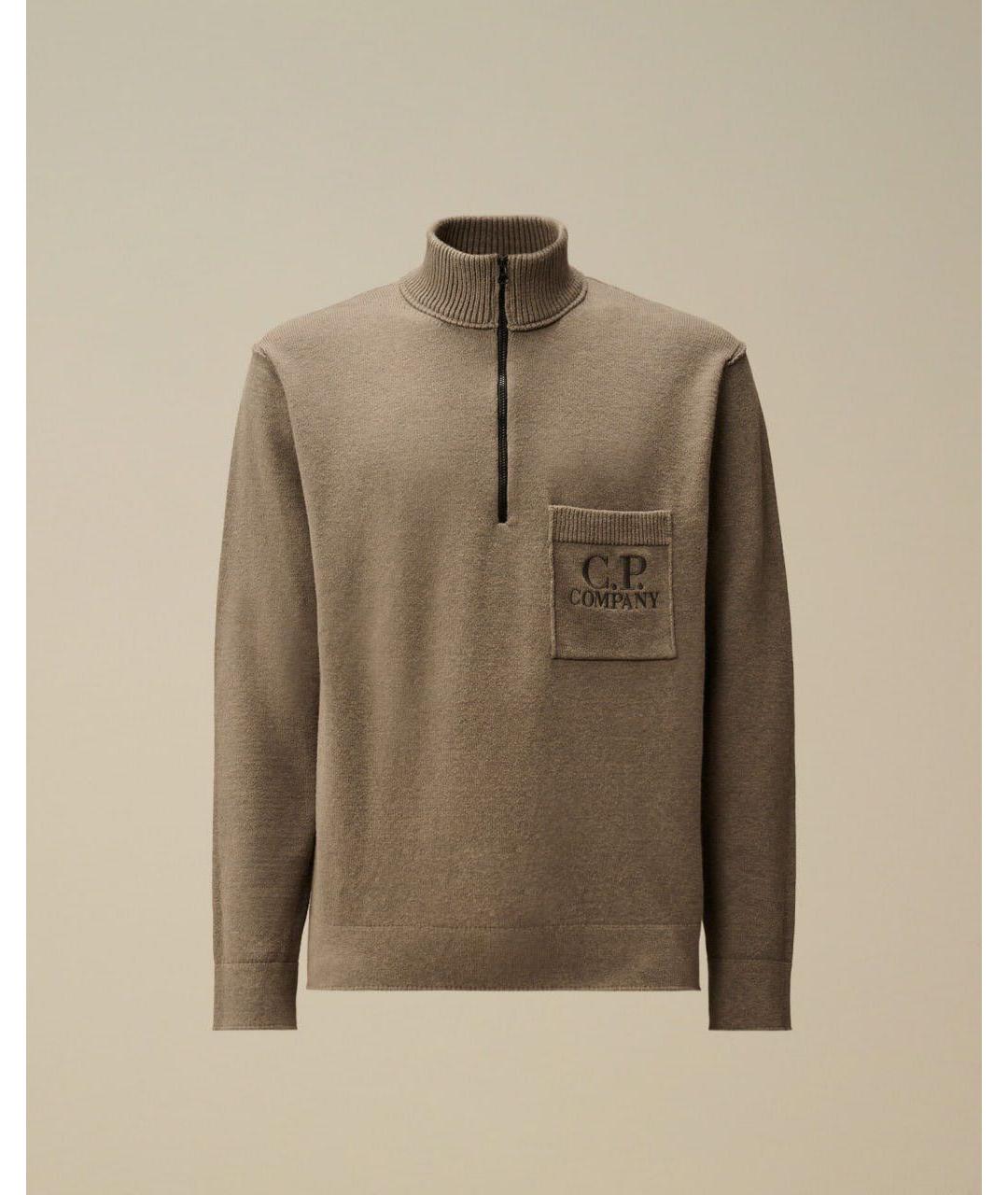 CP COMPANY Серый шерстяной джемпер / свитер, фото 5