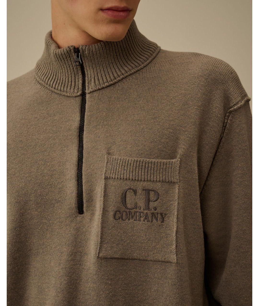 CP COMPANY Серый шерстяной джемпер / свитер, фото 4