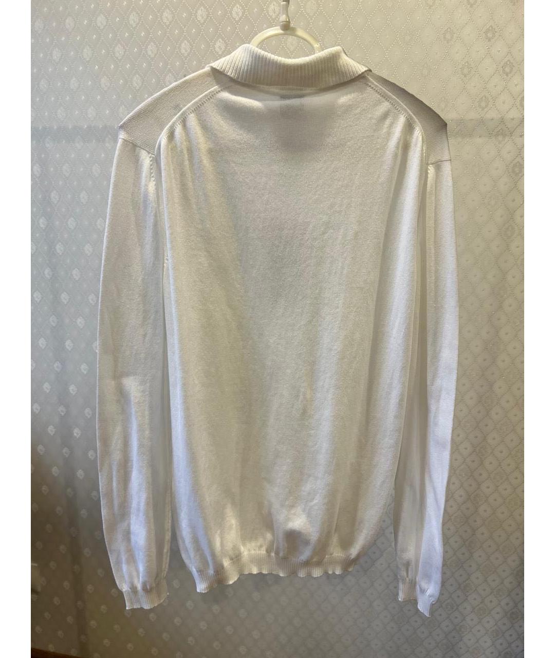 VERSACE JEANS COUTURE Белый вискозный джемпер / свитер, фото 2
