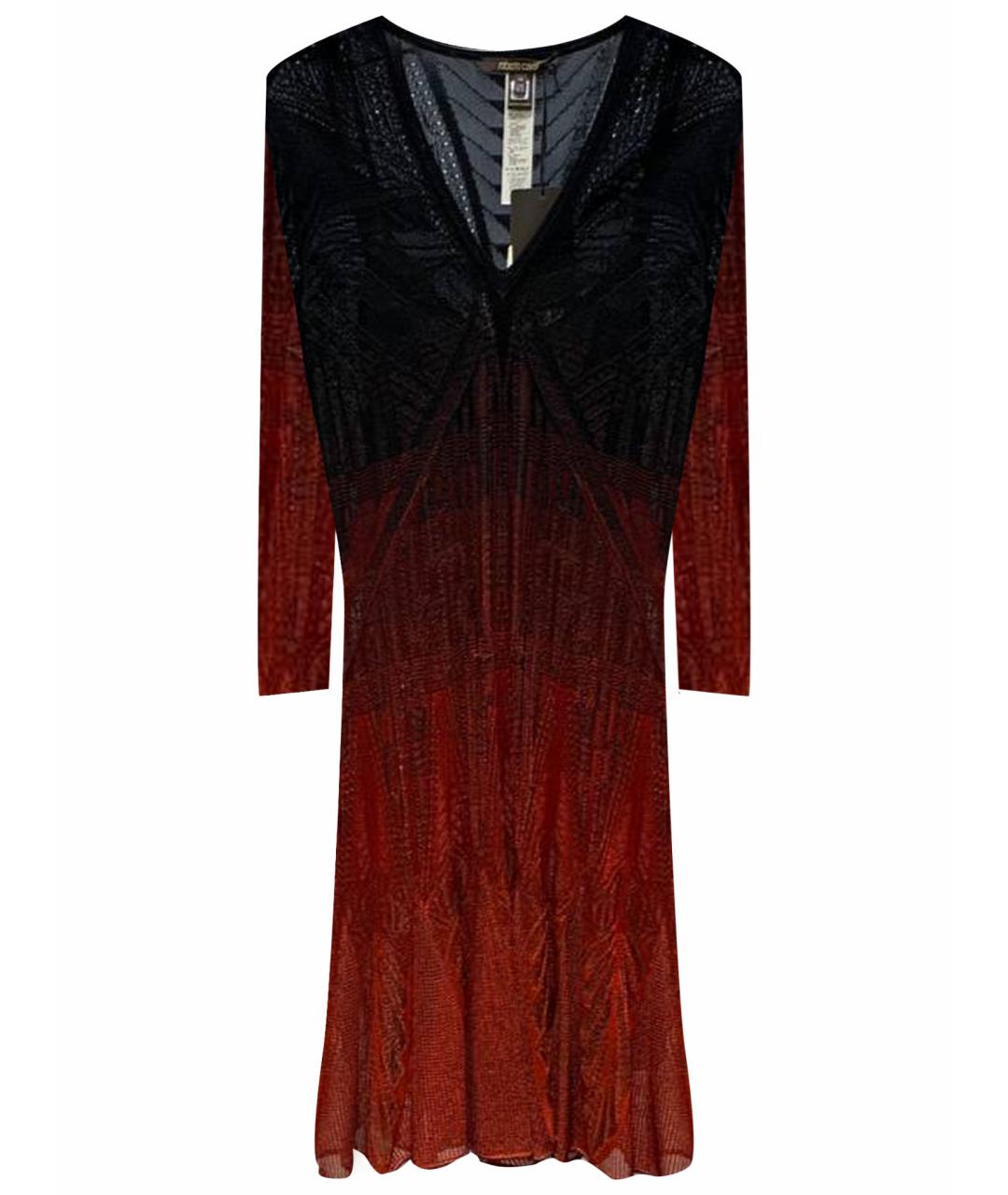 ROBERTO CAVALLI Мульти вискозное вечернее платье, фото 1