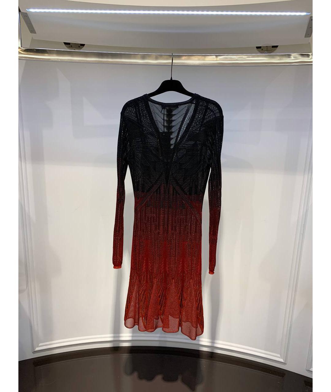 ROBERTO CAVALLI Мульти вискозное вечернее платье, фото 3