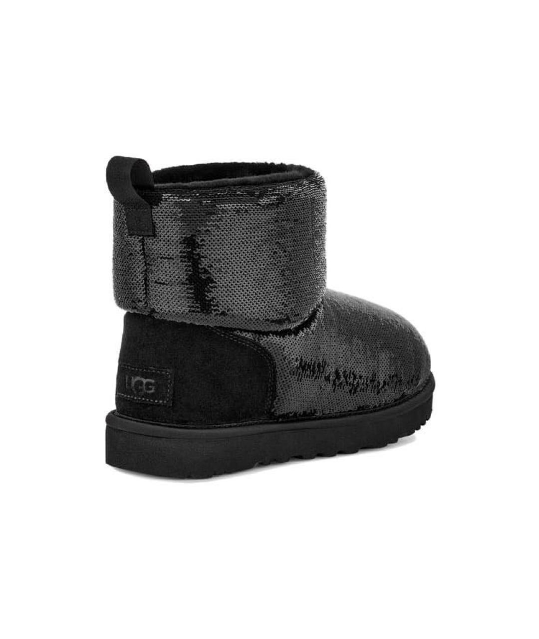 UGG AUSTRALIA Черные текстильные ботинки, фото 3