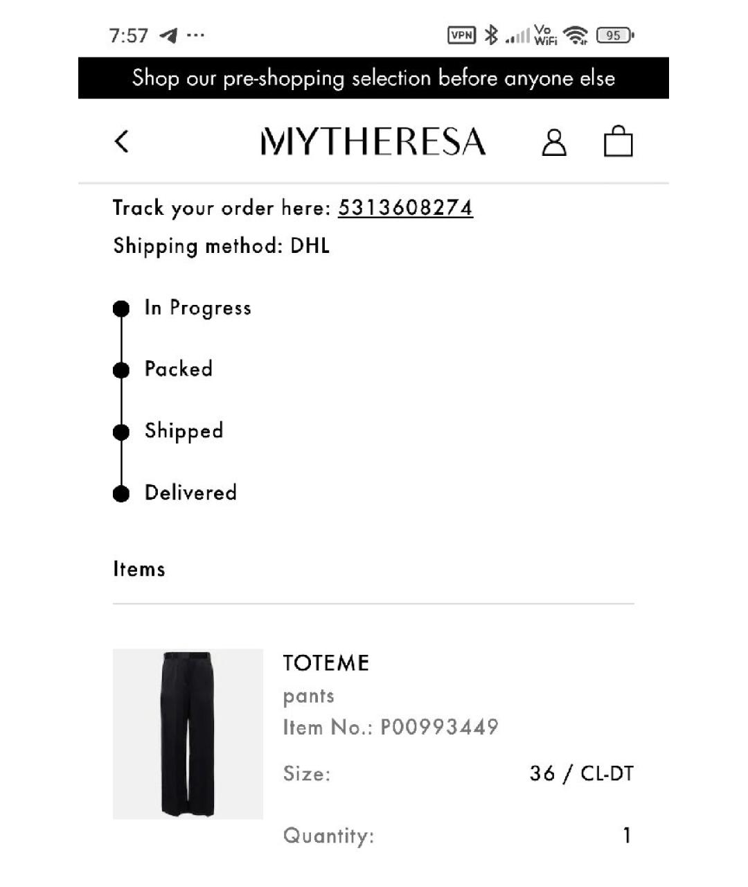 TOTEME Черные вискозные брюки широкие, фото 6