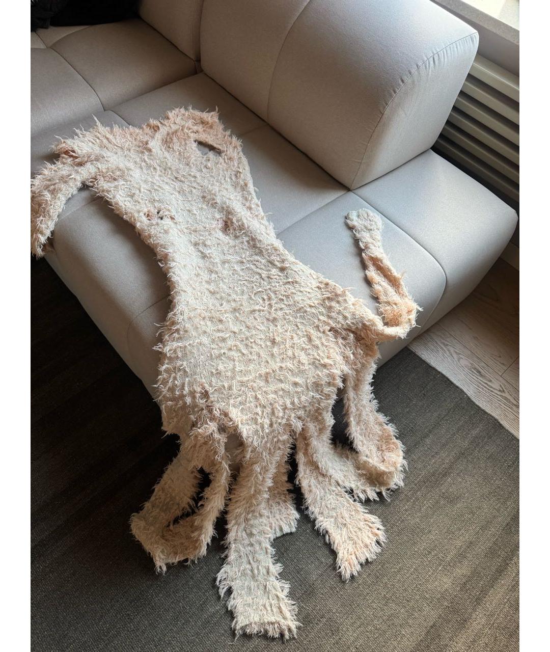 ACNE STUDIOS Коралловое шерстяное платье, фото 5