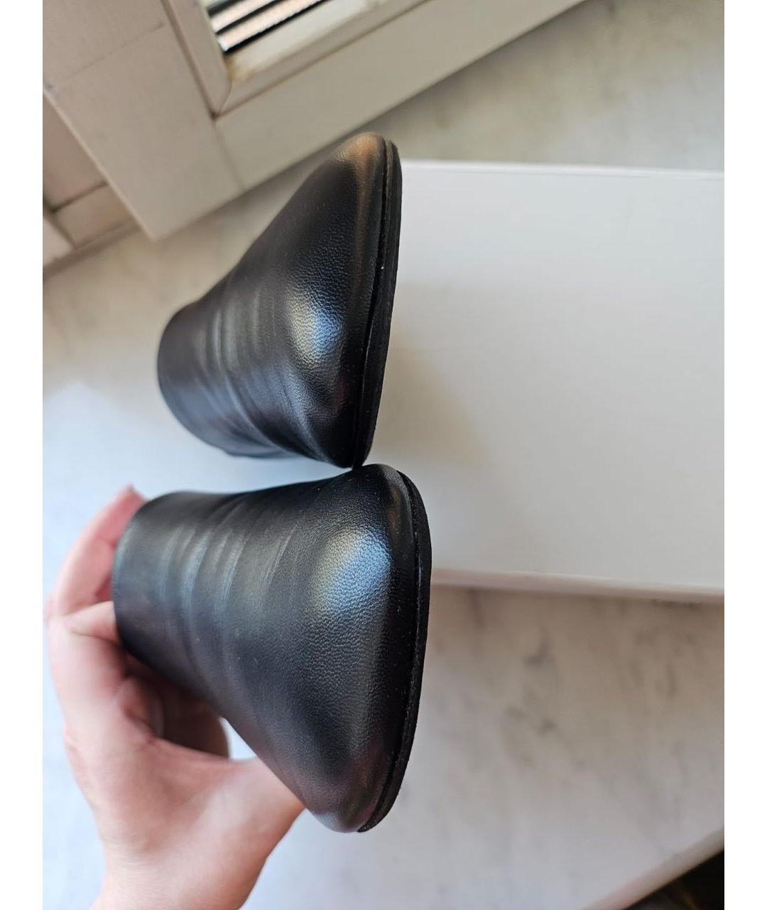 LOEWE Черные кожаные лоферы, фото 5