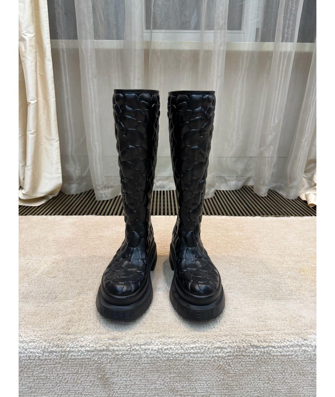 VALENTINO Черные резиновые сапоги, фото 2