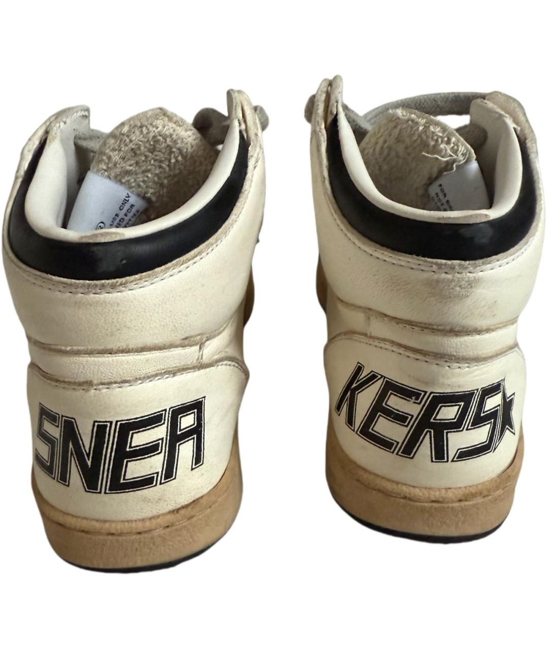 GOLDEN GOOSE DELUXE BRAND Белые кожаные кеды, фото 4