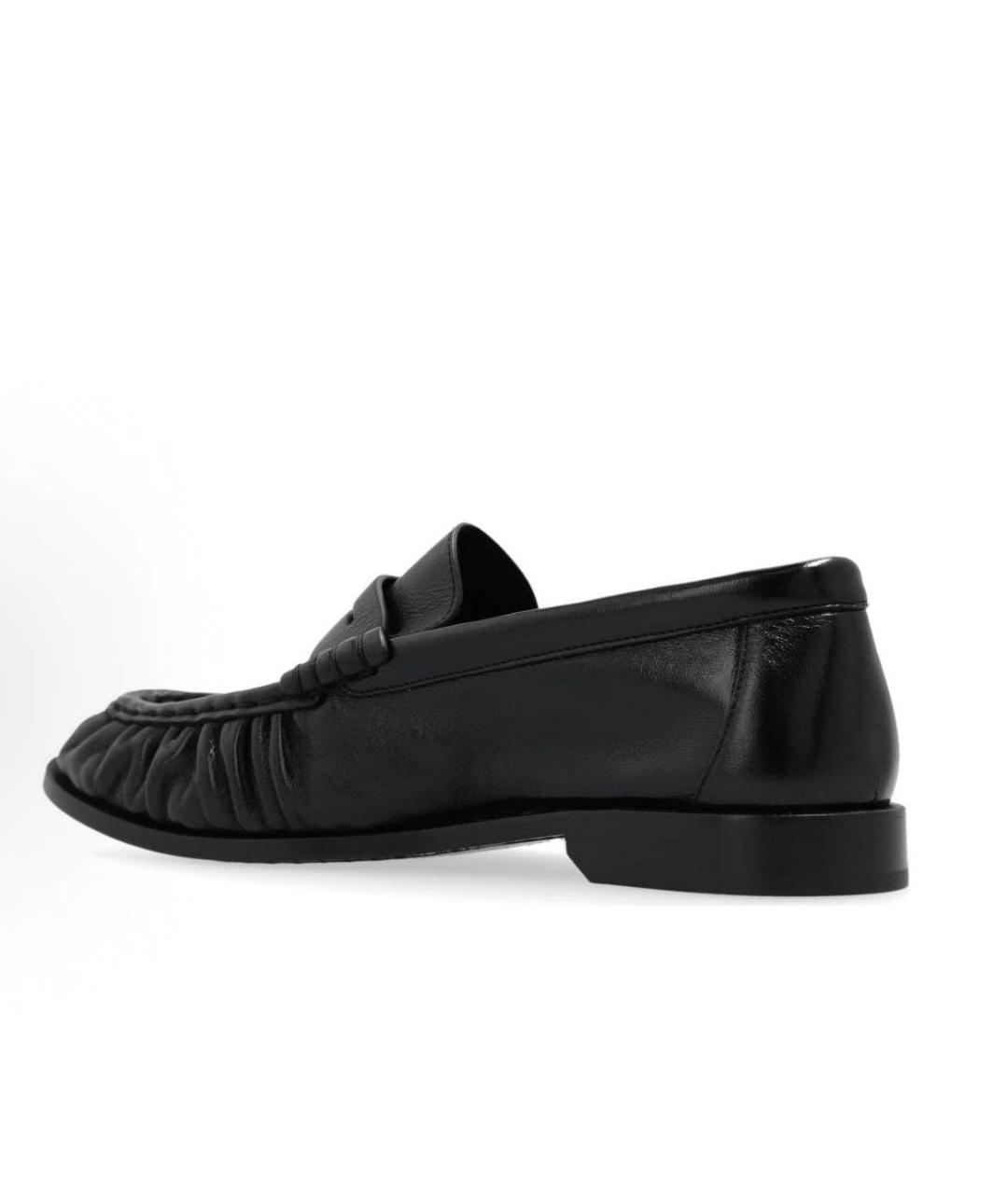 SAINT LAURENT Черные кожаные лоферы, фото 3