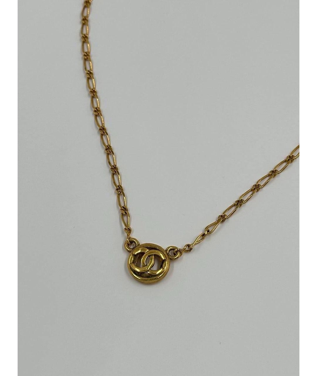 CHANEL Золотая позолоченная подвеска, фото 2