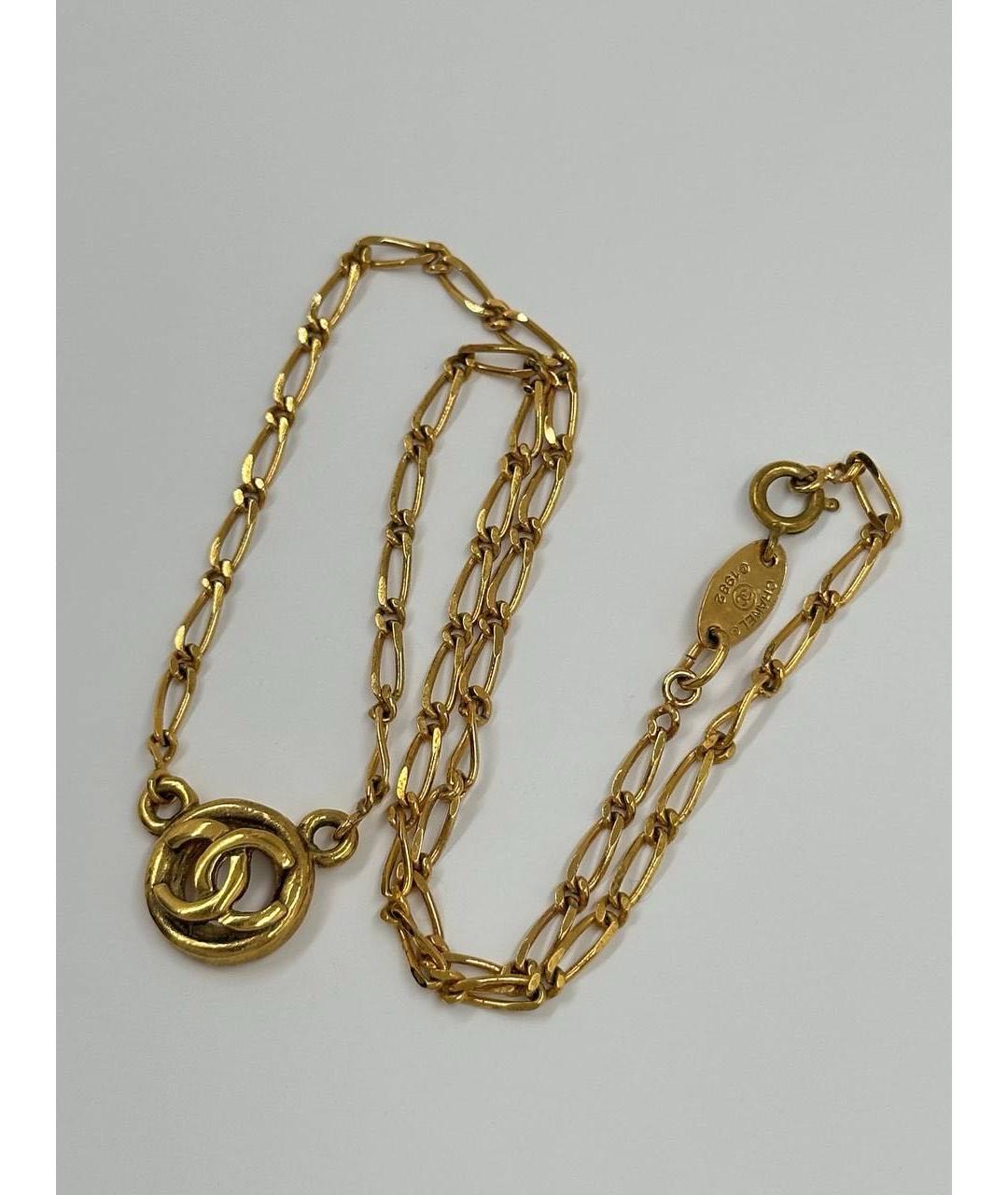 CHANEL Золотая позолоченная подвеска, фото 3